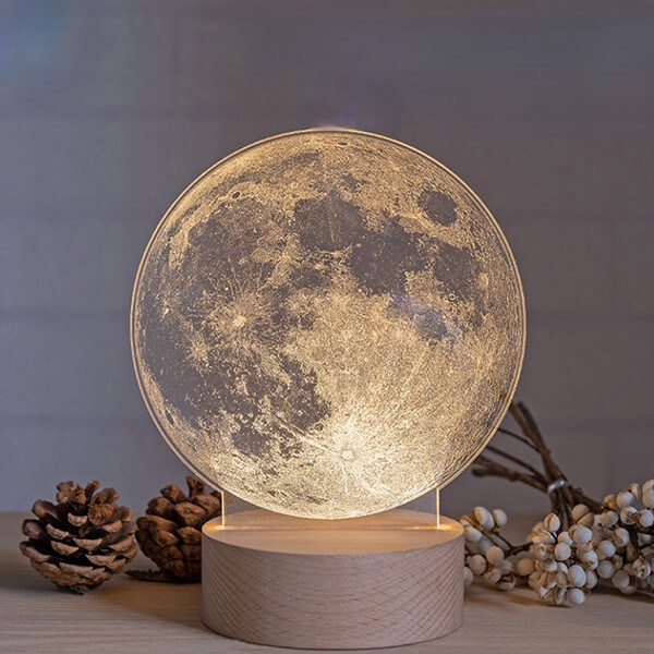 3D Moon Light Lamp, 3D LED-lampe