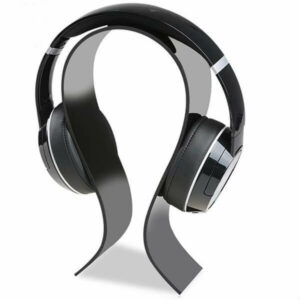 Suporte de fone de ouvido acrílico, suporte de exibição de fone de ouvido