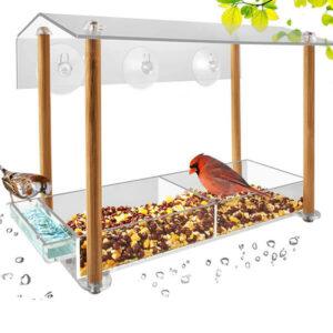 Alimentador de água para pássaros atacado com pia de água